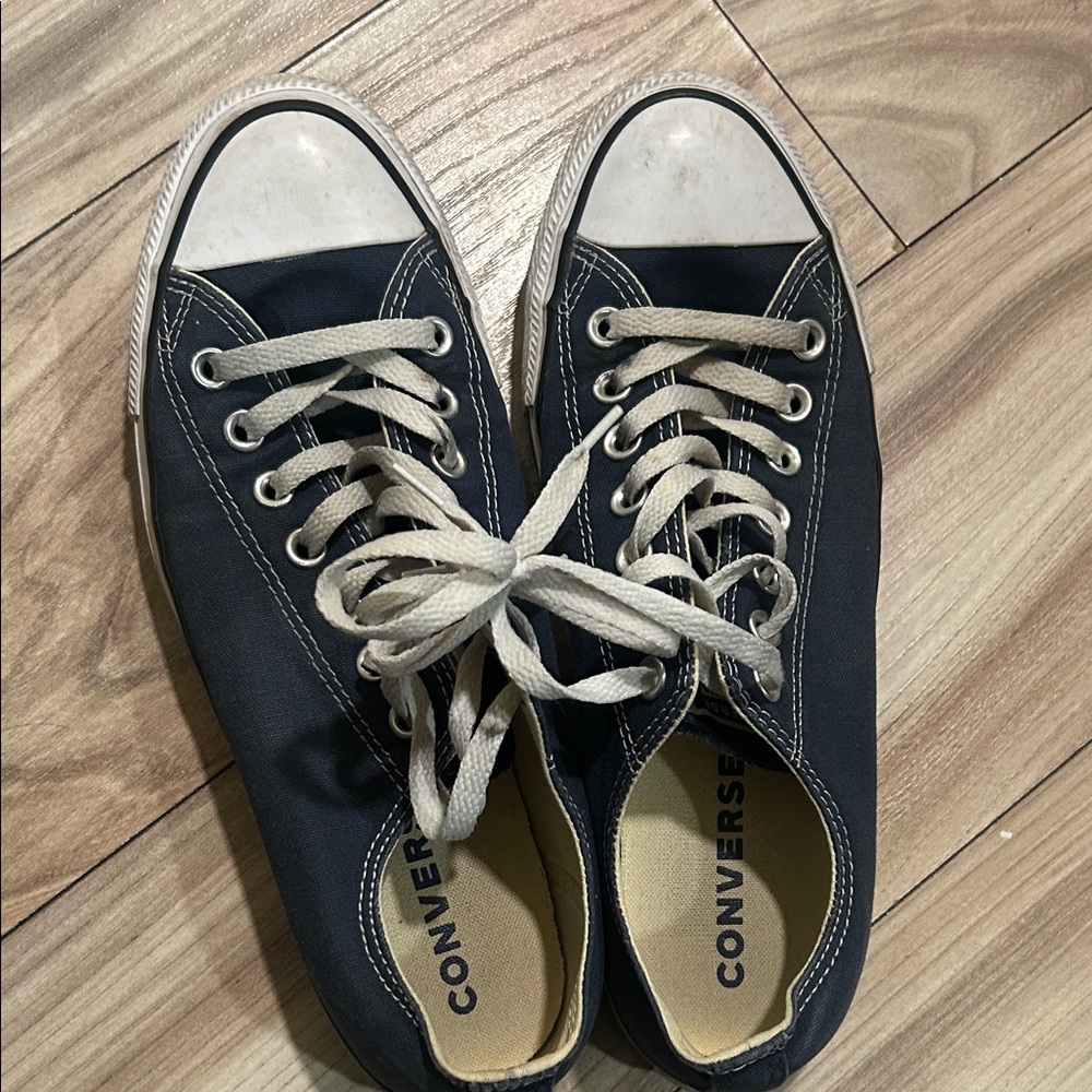 Converse Navy Canvas Sneakers